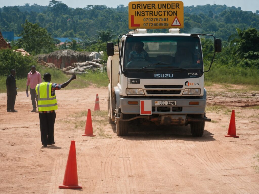 Sino truck (10 tyre) truck driving training Uganda